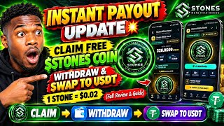 Full Claim Free $STONES Coin | Withdraw, Swap To USDT | Full Review & Guide  Guide