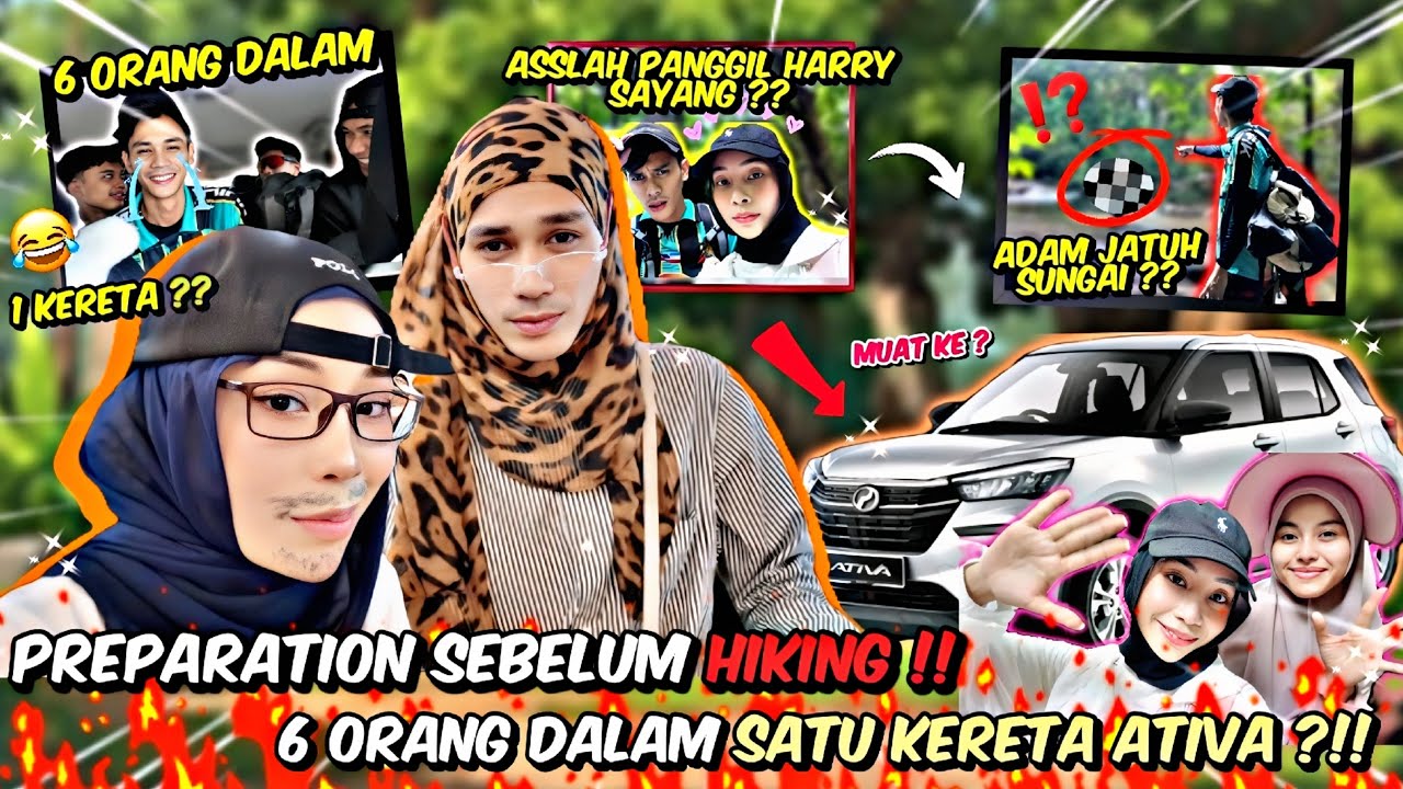 BUAT HAL KAT TEMPAT AWAM  ?! KEJADIAN SEBELUM HIKING !! ASSLAH BAKAL MASAK APA DALAM HUTAN ?