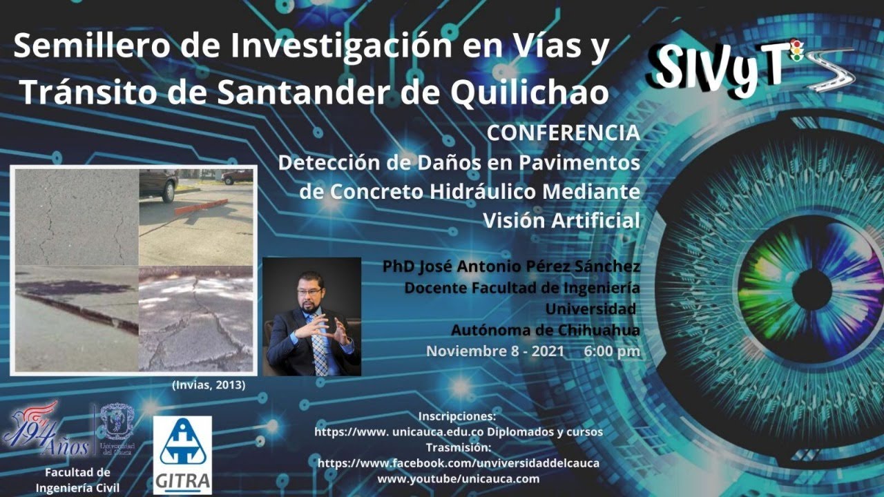 Charla: Detección de Daños en Pavimentos de Concreto Hidráulico Mediante Visión Artificial
