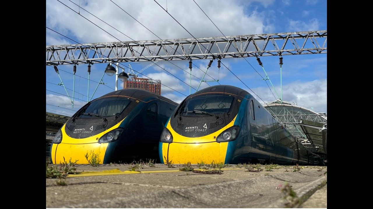 Trains in and around Manchester, (And Leeds) - 8-8-25 Incl: 390121 & Colas Tamper.