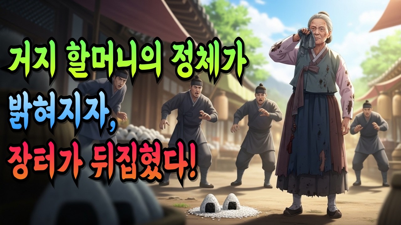 거지 할머니의 정체가 밝혀지자 장터가 뒤집혔다… 조선 강나루 주먹밥집 이야기