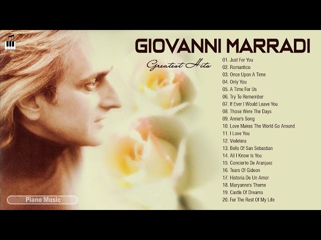 Giovanni Marradi Best Songs Selection - Giovanni Marradi Greatest Hits - Best Piano Music 2021 class=