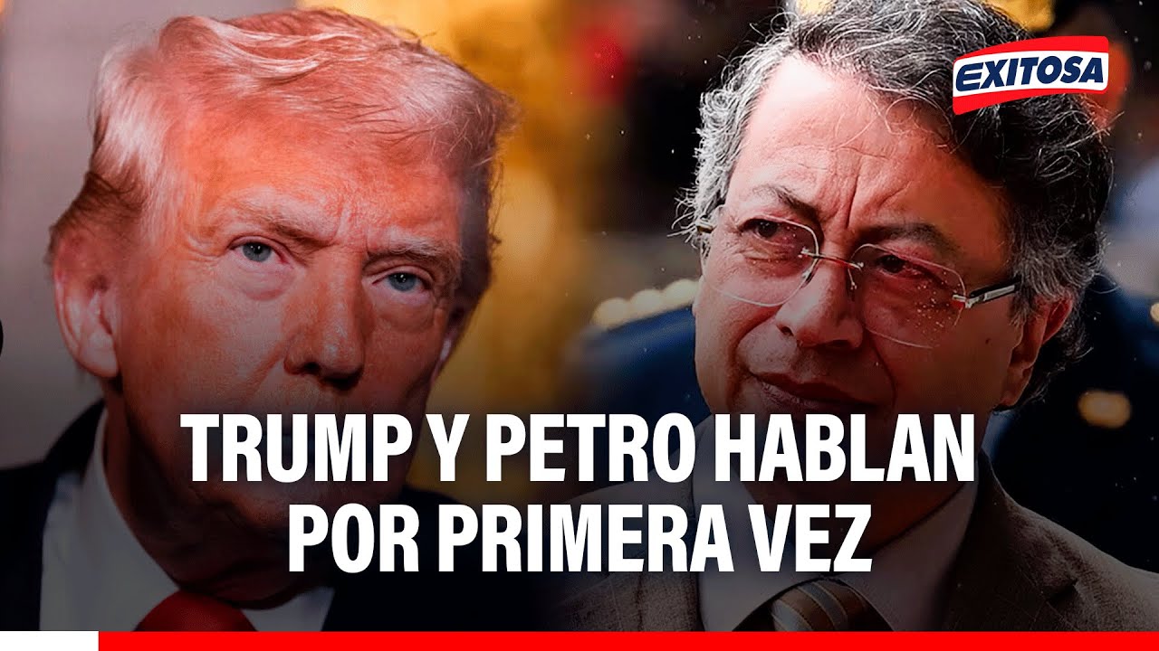 🔴🔵 Donald Trump y Gustavo Petro dialogan POR PRIMERA VEZ tras amenazas ...