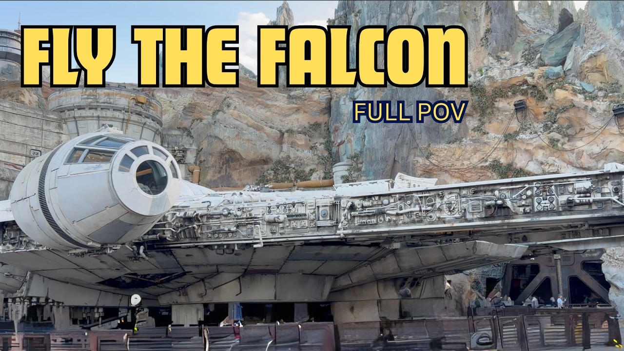 I Flew the Millennium Falcon 😳 (Full Ride POV)