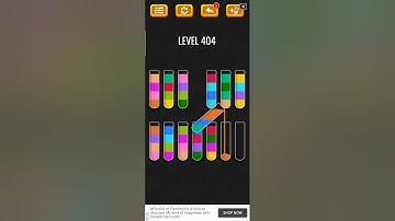 Color sort puzzle Gameplay level - 404.