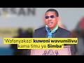 Mwigulu Wafanyakazi Kuweni Wavumilivu Kama Simba Na Nyie Mabosi Kuweni Kama Yanga 