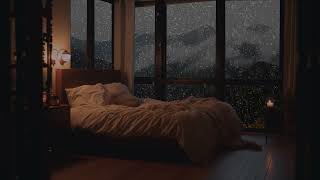 Sleep In a Cozy Bedroom With Rain Sound - 2 Hours Relaxation and Sleep | Rain sounds for sleeping