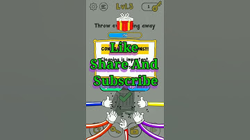 Trick Me Level 3 Throw everything away.