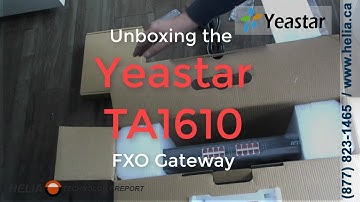 Unboxing the Yeastar TA1610 16 Port FXO Gateway