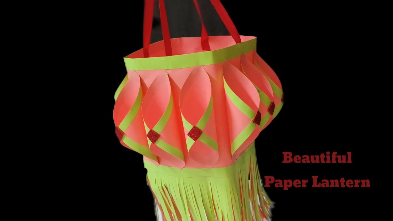 DIY Diwali Decoration Paper Lantern || Diwali Decoration Ideas || How ...