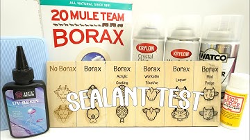 Borax Method and Sealing on Laser Engravings