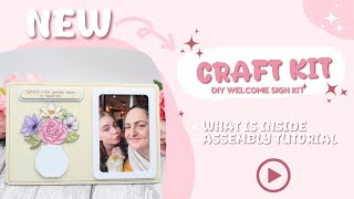 Craft Subscription Box | 🌸 Create calm with our Adult Craft Kit | June Subscription Box Assembly