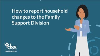 How to Report Changes to the Family Support Division