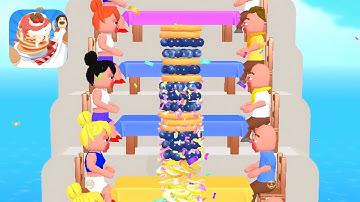 Pancake Run Gameplay (All Levels) Android,ios | Satisfying Video