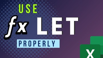 🔑How to Use the LET Function in Excel Properly – Simplify Your Formulas! 📊