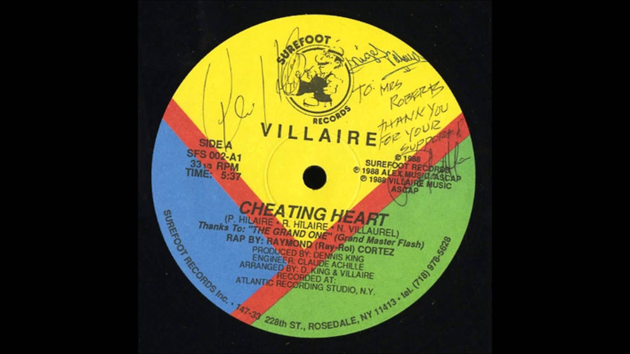 VILLAIRE - Cheating heart - 1988 - ""A ECHANGE COMPLET''