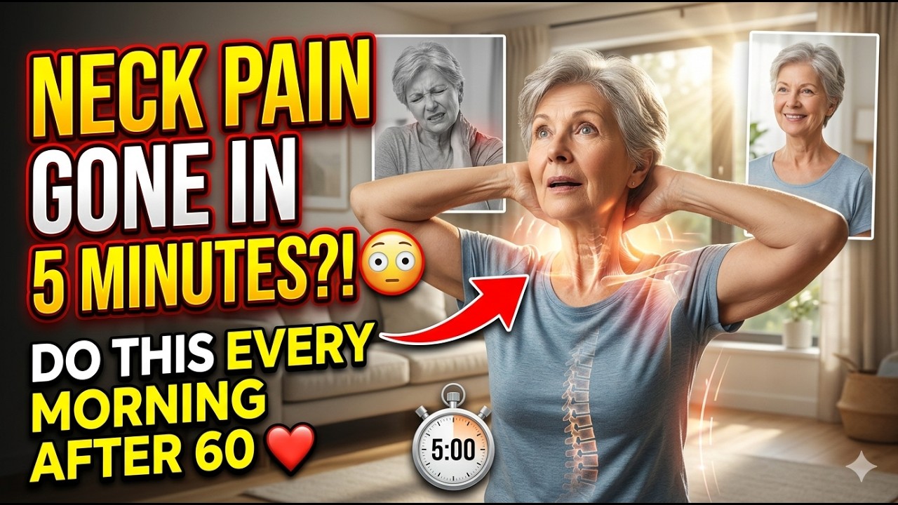 Neck Pain Relief in 5 Minutes — Do This Every Morning After 60 - YouTube