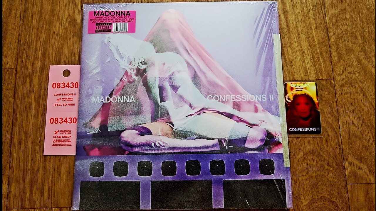 MADONNA - CONFESSIONS II LIMITED EDITION DOUBLE LP TRANSLUCENT