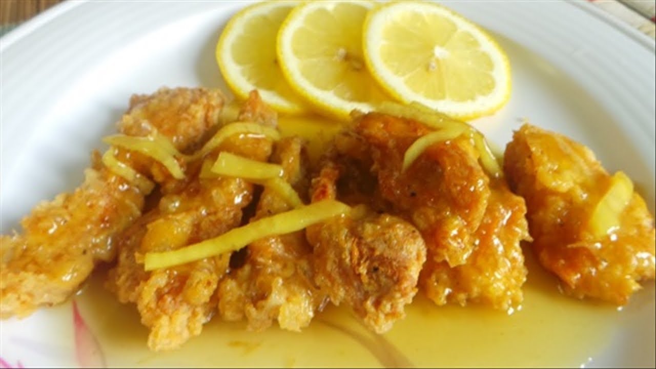 Resep Ayam Saus Lemon Paling Enak - YouTube