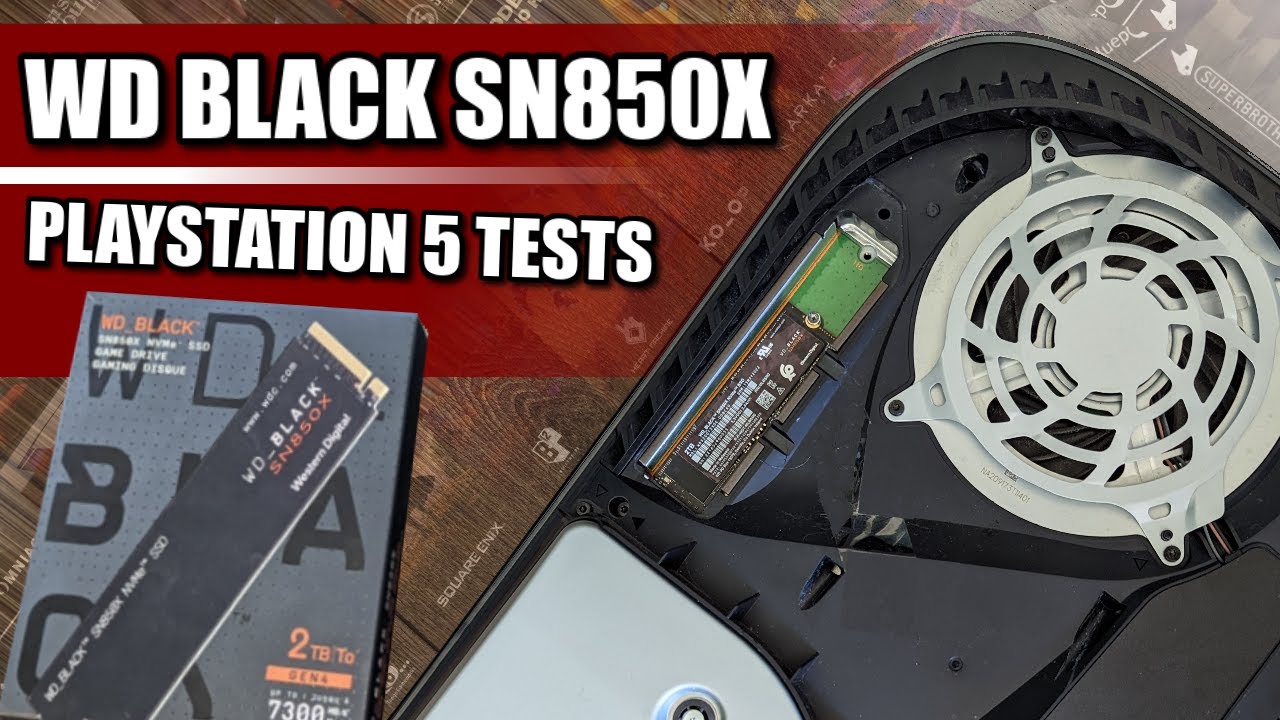 WD Black SN850X SSD PS5 Tests 