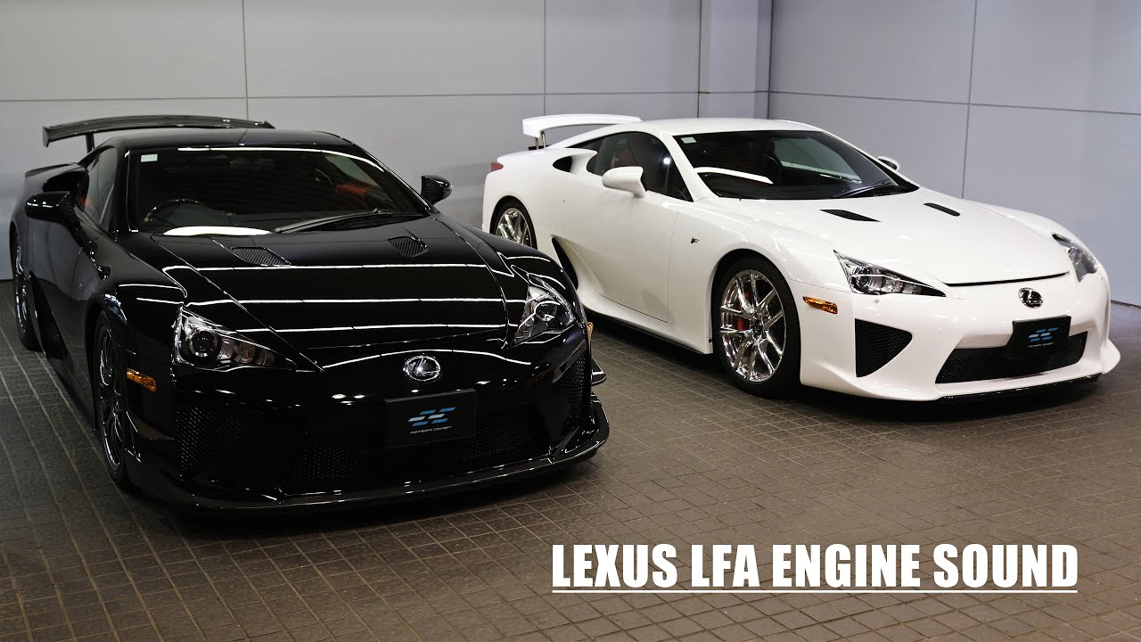 Lexus LFA & LFA Nur Engine Sound - YouTube