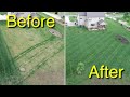 Before And After Fertilizer Results - Mowing My Neighbors Deep Grass