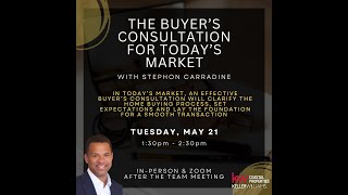 The Buyer Consultation with Stephon Carradine