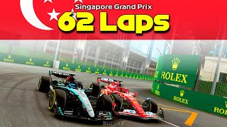 F1 24 - 100% Race Singapore w/ Russell | #SingaporeGP 🇸🇬