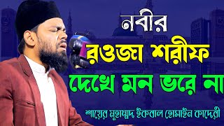 নবীর রওজা শরীফ দেখে মন ভরে না | Iqbal Hossain Qadri | শায়ের ইকবাল হোসেন কাদেরী | Islamic Kalam 2022