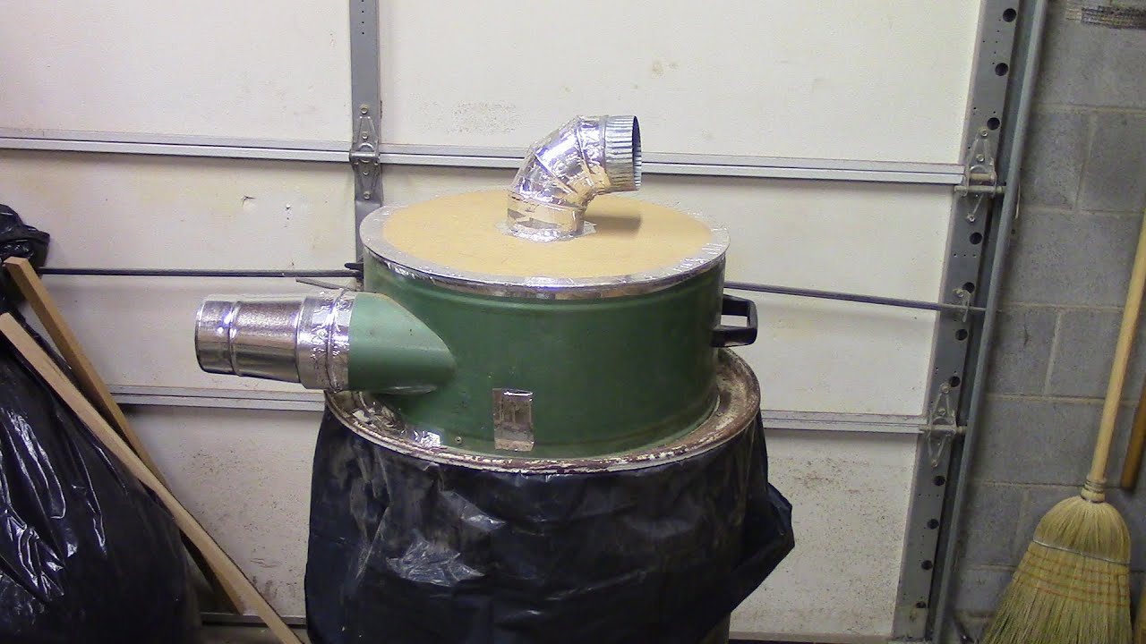 DIY Harbor Freight Dust Collector Chip Barrel YouTube