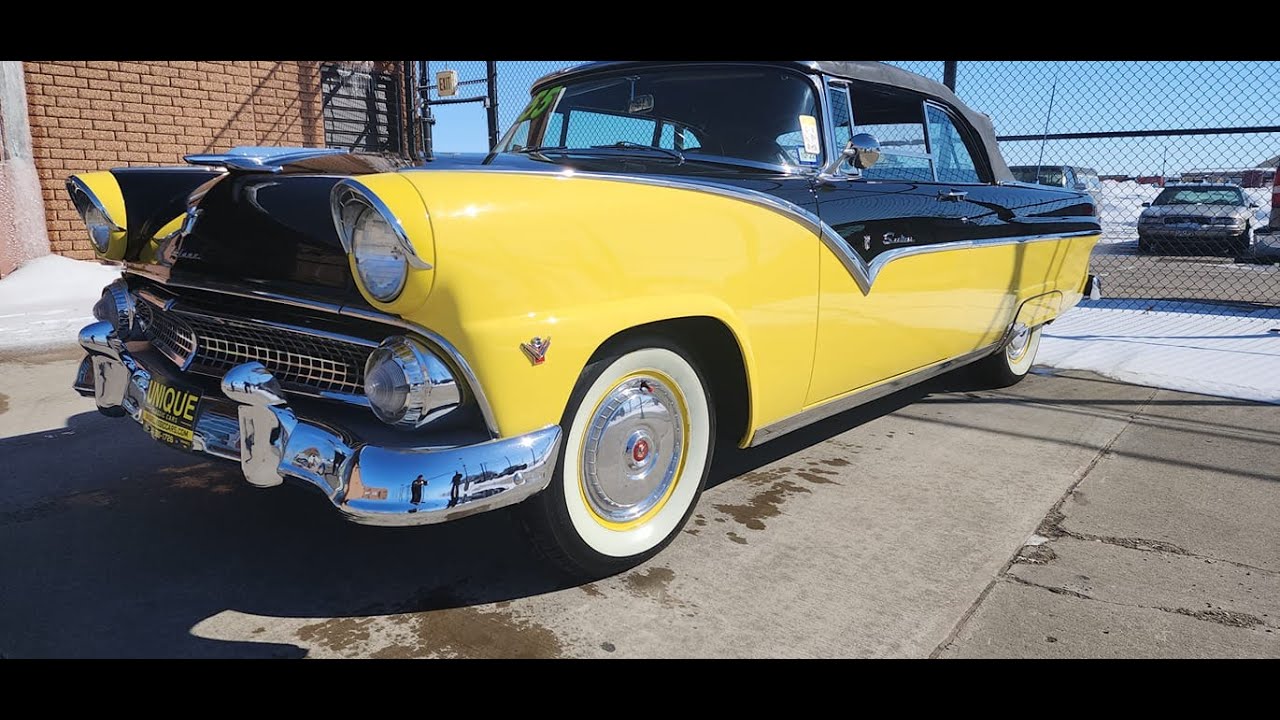1955 Ford Fairlane Sunliner- Pre-Purchase Inspection, Running Walk Around- Mad Muscle Garage