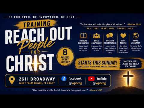 Bible Study | Prophetie de la fin des temps | June 4th, 2026| WPBCOG Live