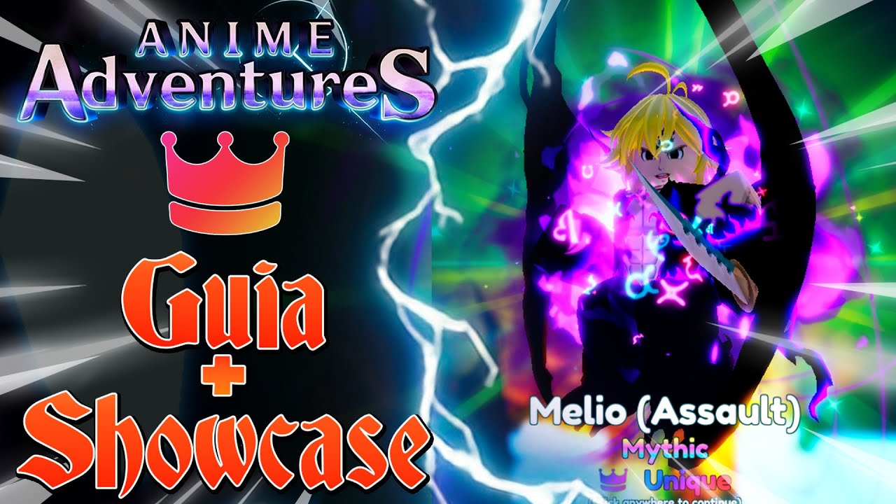 EVOLVING MELIODAS (Anime Adventures) #animeadventures #roblox