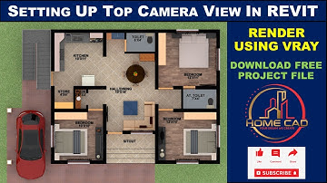 Setting up TOP CAMERA View In REVIT