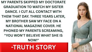 Details My Parents Skipped My Medical School Graduation for My Sister—Three Years Later, My Brother Found... News