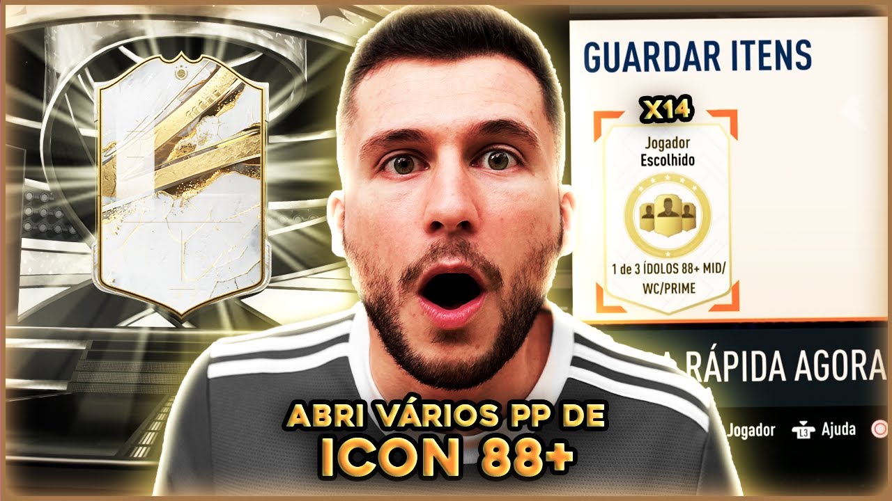 INCRÍVEL!!! ABRI VÁRIOS PP DE ICON 88+ ESTÁ VALENDO A PENA??!!! FIFA 23 - ULTIMATE TEAM