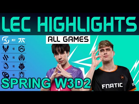 LEC Highlights Week3 Day2 LEC Spring 2024 All Games By Onivia