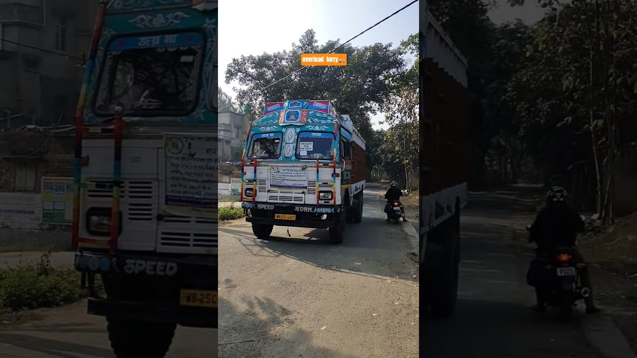 overloading lorry🚛