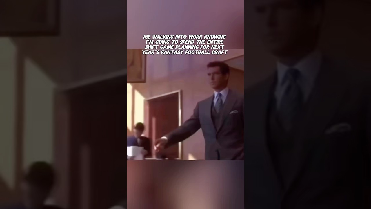 Walking into work knowing I’m spending the entire shift game planning for next years fantasy draft