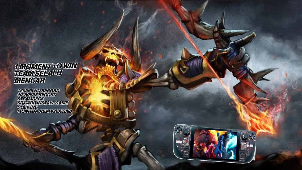 CLINKZ KOMPAK DI AKHIR | DOTA 2 | STEAMDECK GAMEPLAY