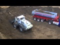 Liebherr 576 loads MAN TGA 4x4