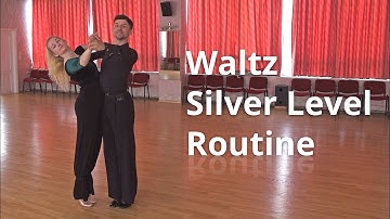 Waltz Silver Level Choreography | Turning Lock to Left, Open Impetus