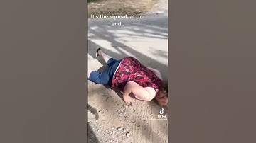 ￼￼ Karen gets instant karma falling over a trash can