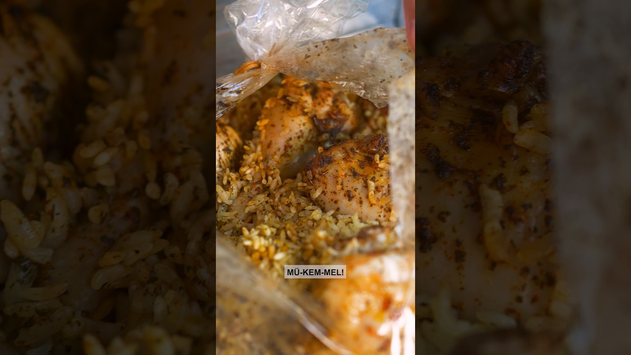 Fırın Poşetinde Tavuk Pilav 🤩🍚🍗 #kolayyemektarifleri Fırın Poşetinde Tavuk Pilav 🤩🍚🍗 #kolayyemektarifleri