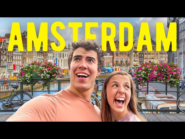 Travel vlog - First Time in the NETHERLANDS 🇳🇱 (Exploring Amsterdam)