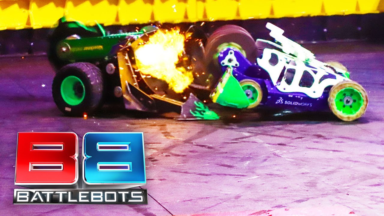 SPARKS FLY AS THESE TITANS BATTLE IT OUT | Witch Doctor vs SawBlaze | BattleBots