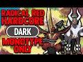 Pokemon radical red 40 hardcore mode but i only use dark type pokemon
