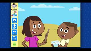 ABC Mouse - Level 7 Lesson 17 Shapes and Letters at the Beach-Sandy Beach Postcards bl cl gl sc st