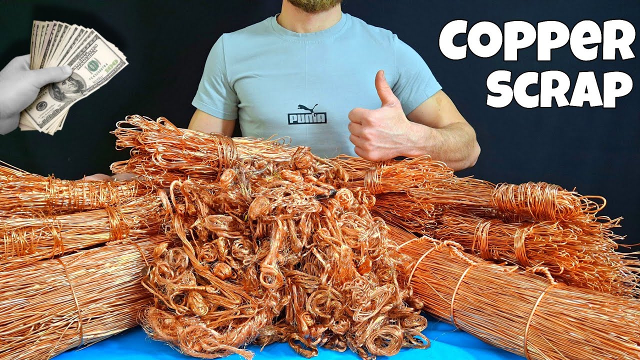 Где найти медный лом | Большинство людей его выбрасывают… Я превратил 200 кг кабелей в 700 долларов