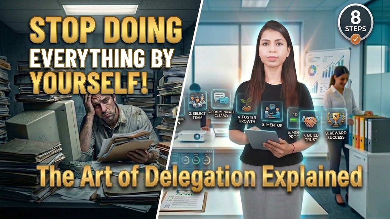 How to Delegate Work Effectively? | Art of Delegation | Improve ...